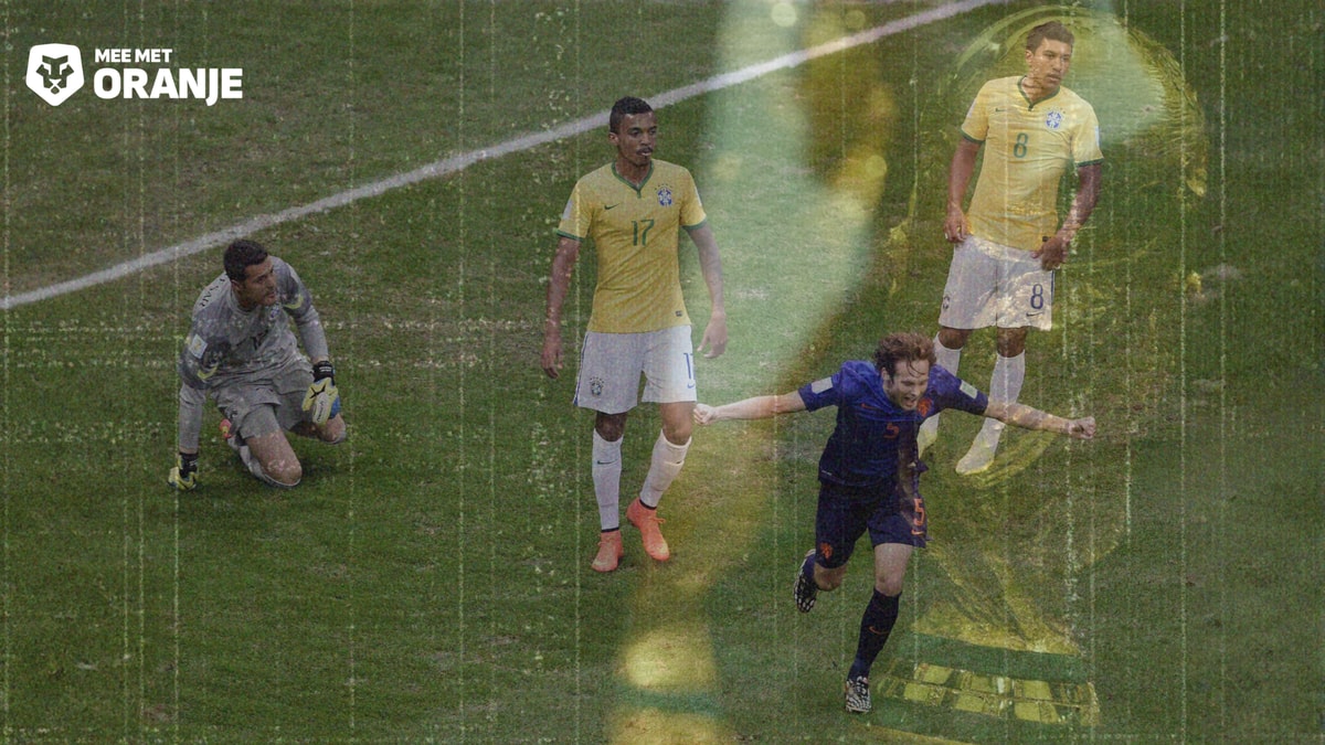 Brazilië - Nederland (0-3), WK 2014