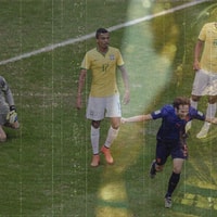 Brazilië - Nederland (0-3), WK 2014