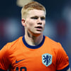 Kees Smit in actie voor Jong Oranje