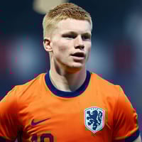 Kees Smit in actie voor Jong Oranje
