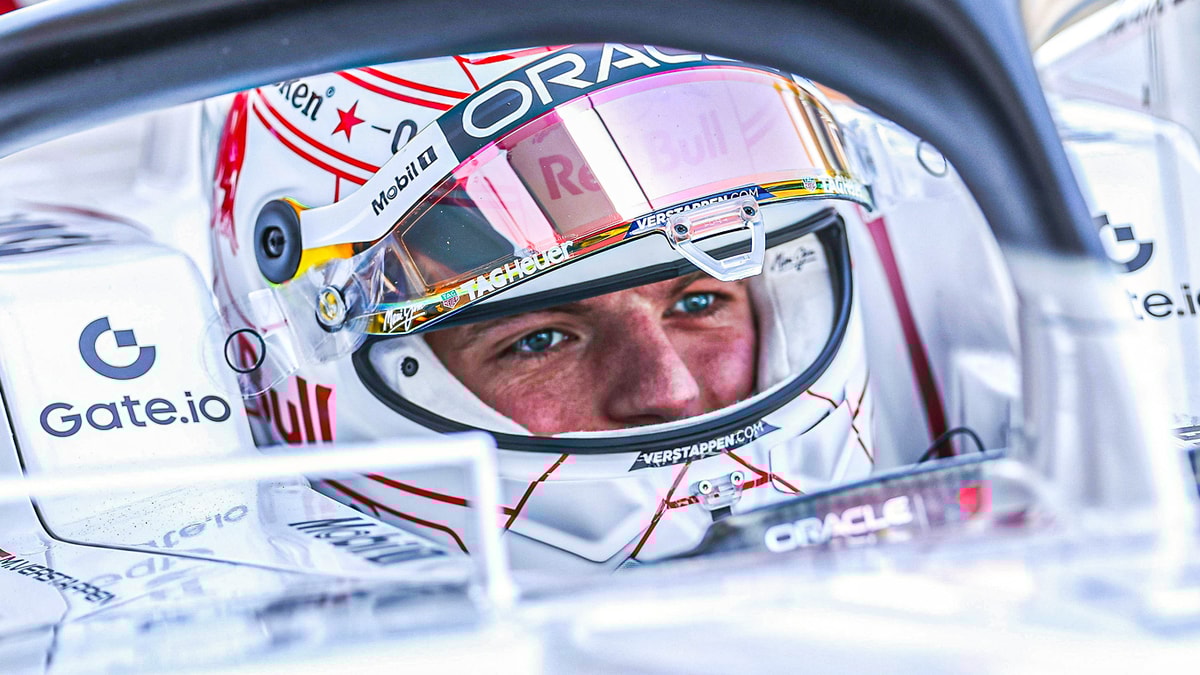 Max Verstappen tijdens de Grand Prix van Japan