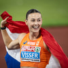 Nadine Visser (31) heeft dinsdagavond in Birmingham na een zinderende fotofinish de Europese outdoortitel op de 100 meter horden veroverd.