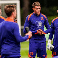 Micky van de Ven op de KNVB Campus in Zeist