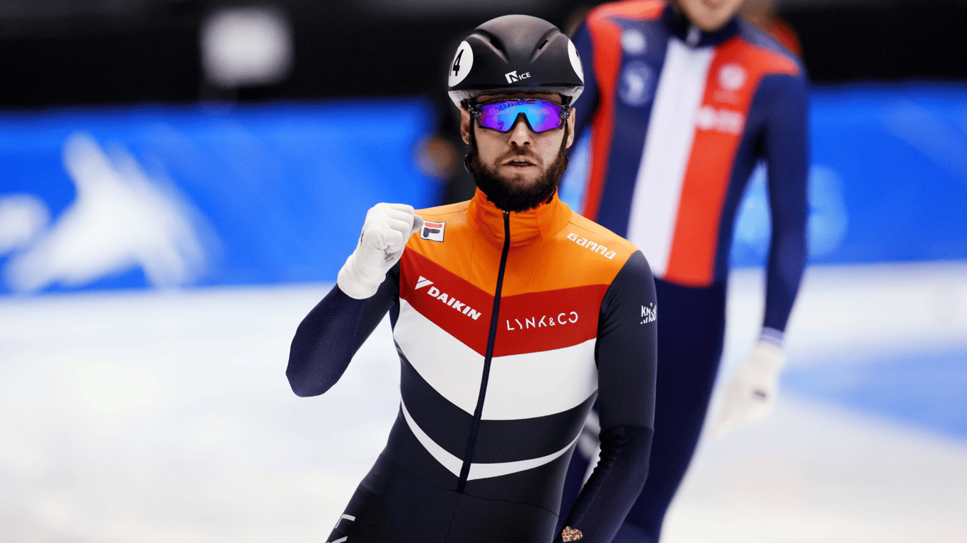 Sjinkie Knegt, shorttrack, marathonschaatsen, schaatsen, Thialf, ijs, Henkjan Meijer, schaatsploeg A6.nl-KMC 