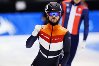 Sjinkie Knegt, shorttrack, marathonschaatsen, schaatsen, Thialf, ijs, Henkjan Meijer, schaatsploeg A6.nl-KMC 