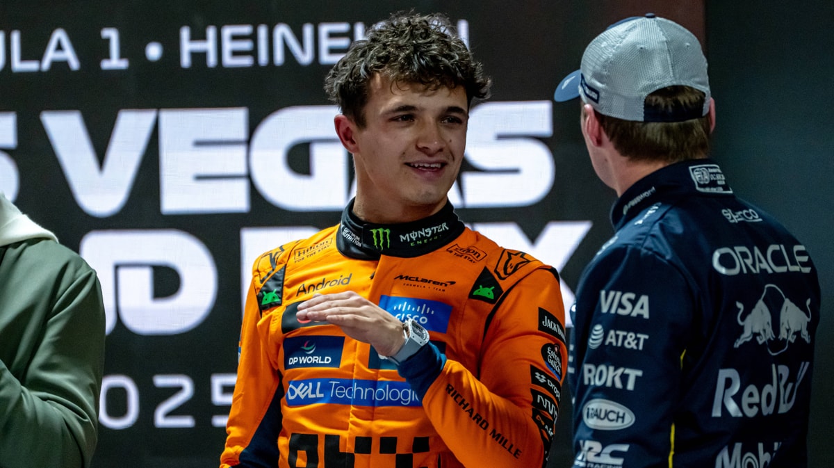 Lando Norris en Max Verstappen