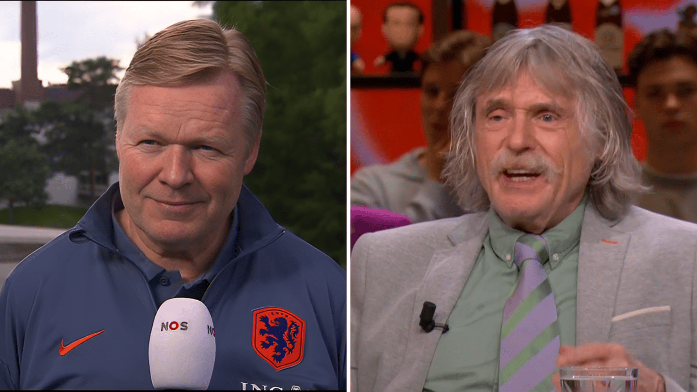 Ronald Koeman en Johan Derksen