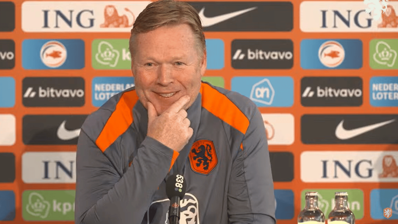 Ronald Koeman, bondscoach. Nederlands elftal