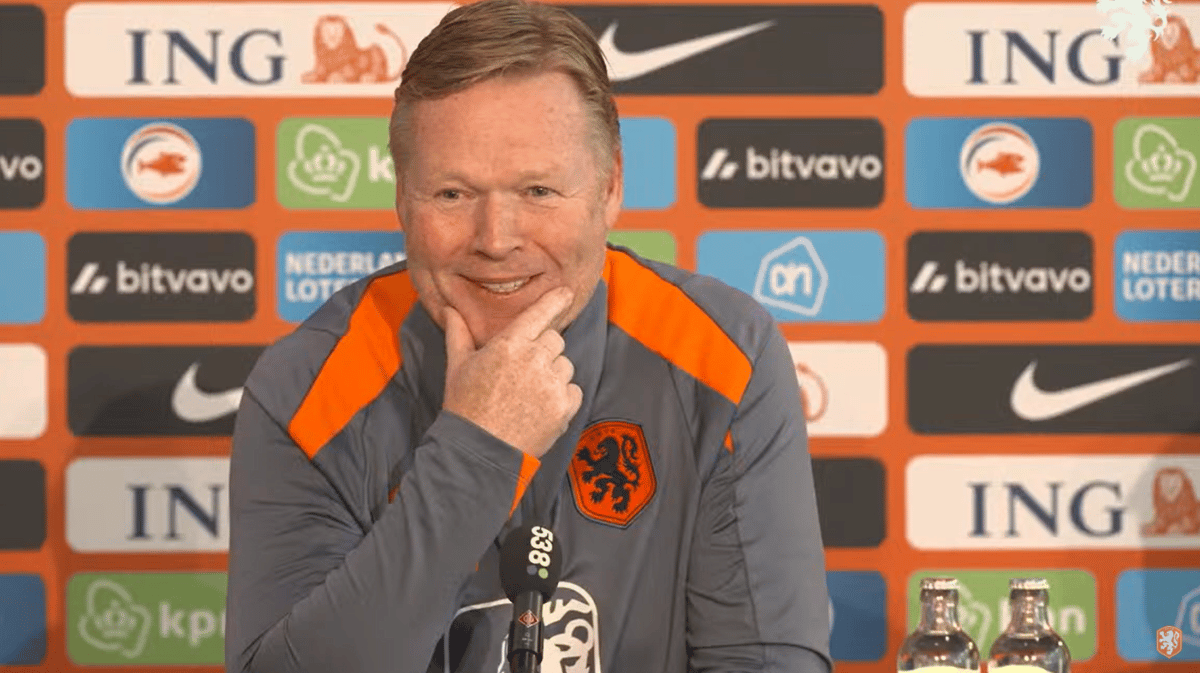 Ronald Koeman, bondscoach. Nederlands elftal