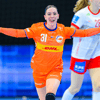 Kelly Vollebregt scoort voor Oranje