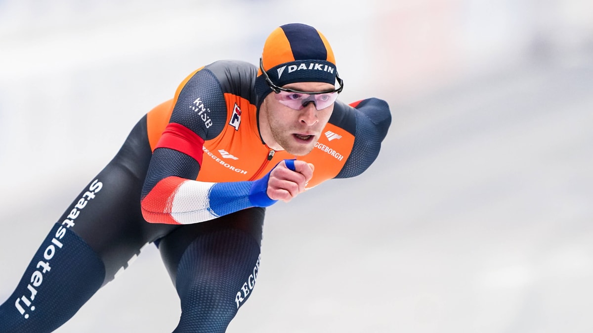 Louis Hollaar in actie tijdens de World Cup