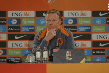 Ronald Koeman, bondscoach van het Nederlands elftal