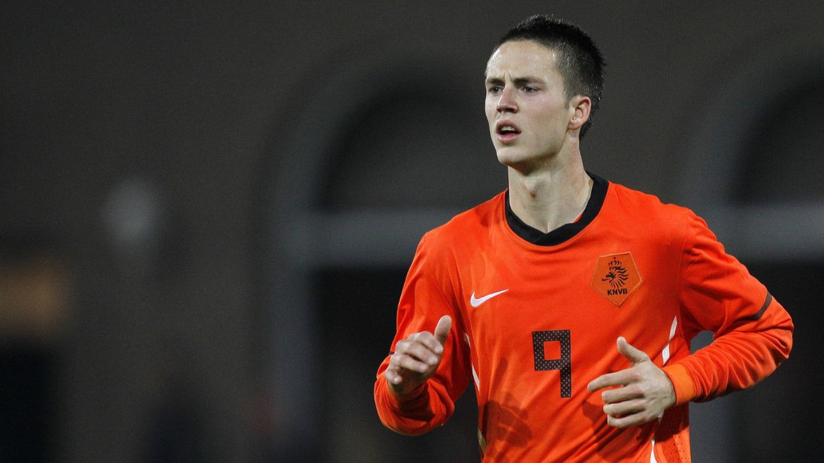 Ricky van Wolfswinkel bij het Nederlands elftal