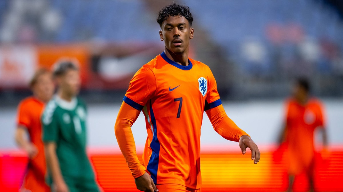 Jaden Slory bij Jong Oranje