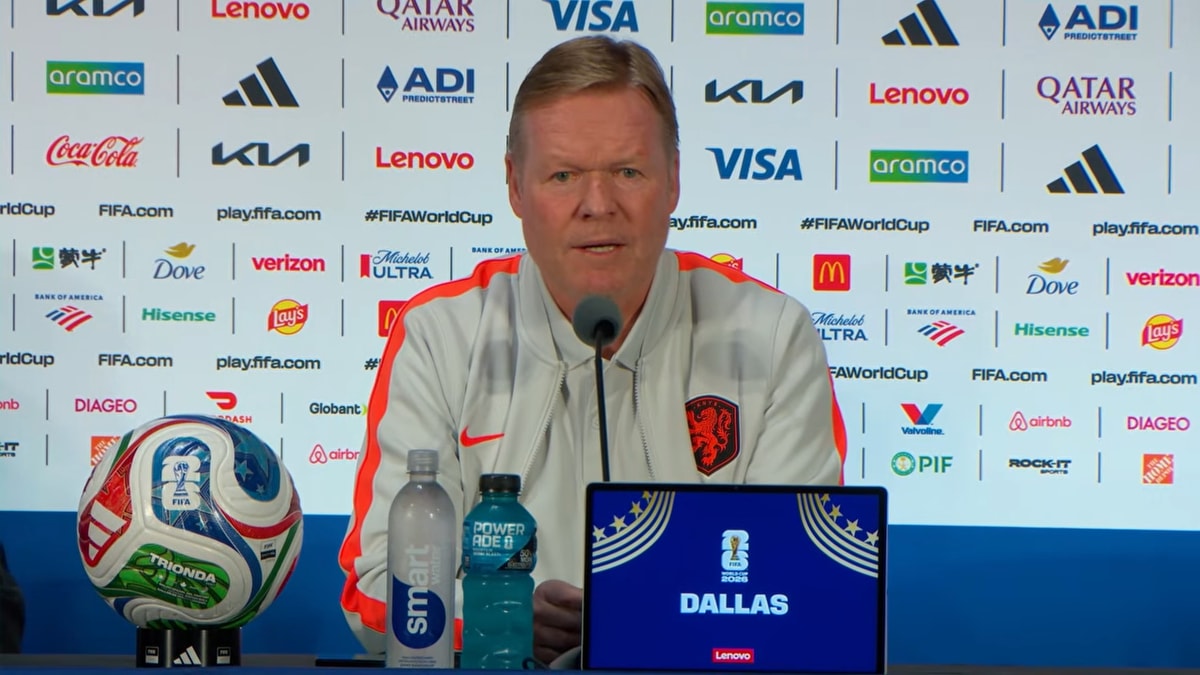 Ronald Koeman, bondscoach van het Nederlands elftal