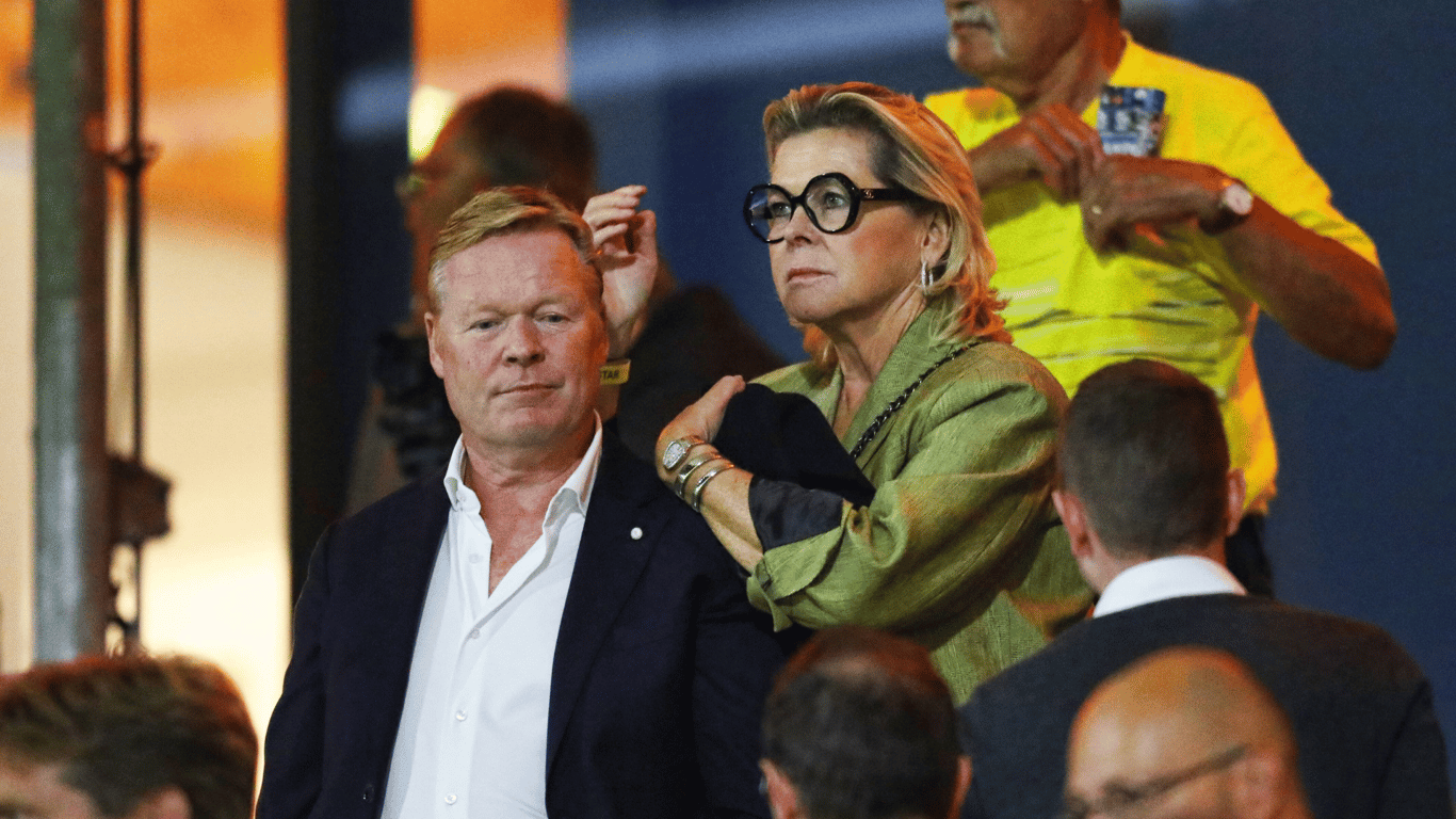 Hoe heet de vrouw van Ronald Koeman, Ronald Koeman, Bartina Koeman, de vrouw van Ronald Koeman, Oranje, bondscoach