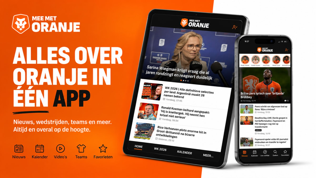 Mee Met Oranje-app