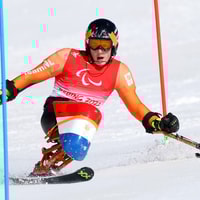 Para-alpine zitskiër Jeroen Kampschreur