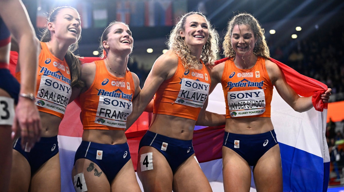 Lieke Klaver, Myrthe van der Schoot, Nina Franke en Eveline Saalberg