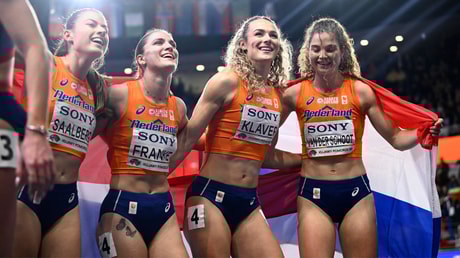 Lieke Klaver, Myrthe van der Schoot, Nina Franke en Eveline Saalberg