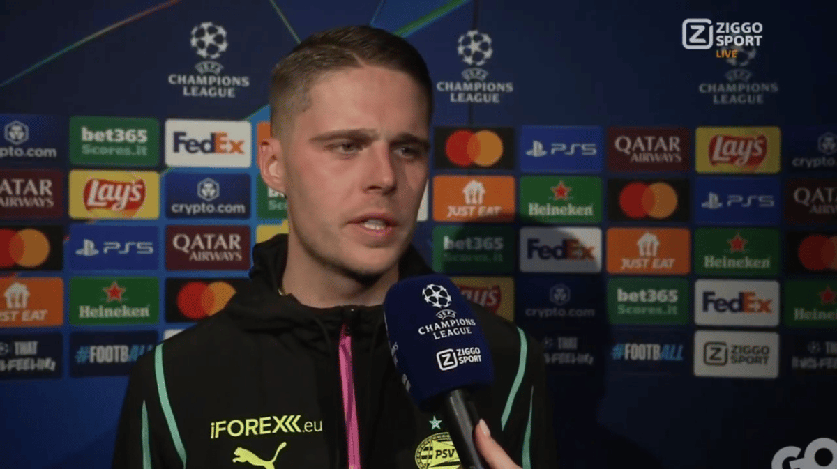 Joey Veerman reageert na foute pass tegen Juventus