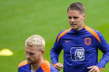 Joey Veerman bij het Nederlands elftal