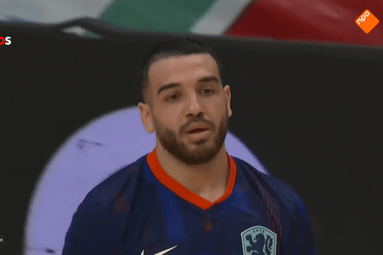 Ismaïl Ouaddouh in actie voor Oranje futsal