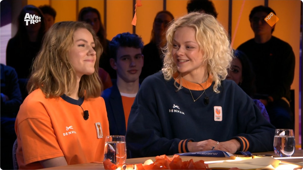 Michelle (links) en Xandra Velzeboer