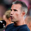 Robin van Persie voor de microfoon van Feyenoord One