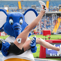 Femke Bol tijdens de Wanda Diamond League 2024