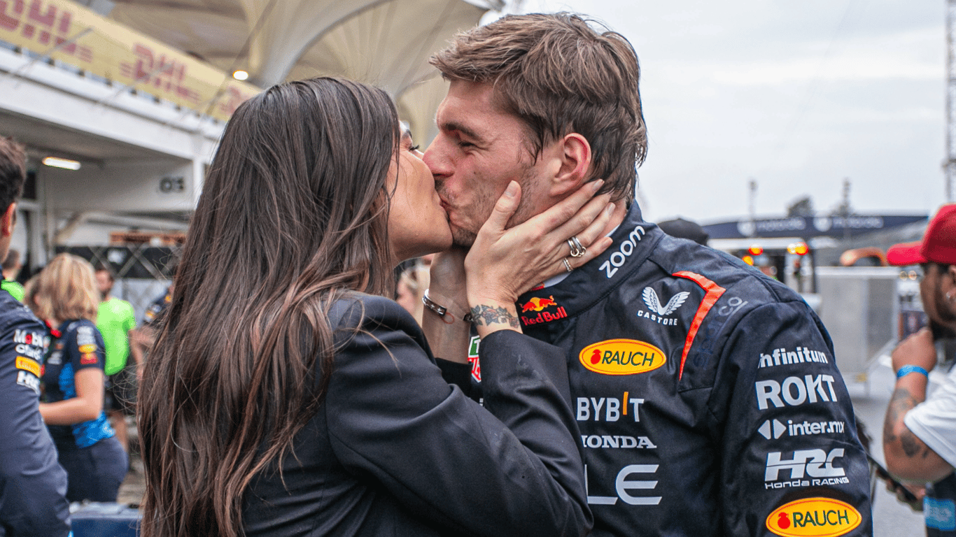 Max Verstappen met zijn vriendin Kelly Piquet 