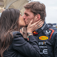 Max Verstappen met zijn vriendin Kelly Piquet 