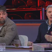 Theo Janssen (links) en Marco van Basten