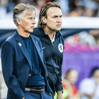 Arvid Smit (rechts) in gesprek met Andries Jonker 