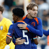 Ian Maatsen en Luciano Valente bij Jong Oranje