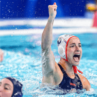 Nederland - Italië, Lieke Rogge, waterpolo, Olympische Spelen, Parijs 2024