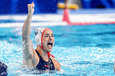 Nederland - Italië, Lieke Rogge, waterpolo, Olympische Spelen, Parijs 2024