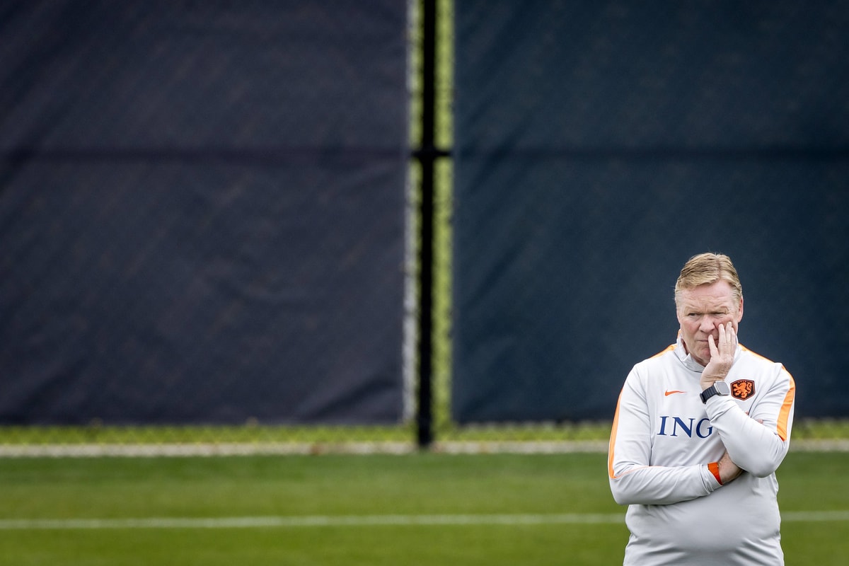 Ronald Koeman, bondscoach van het Nederlands elftal