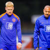 Mexx Meerdink en Donyell Malen bij het Nederlands elftal