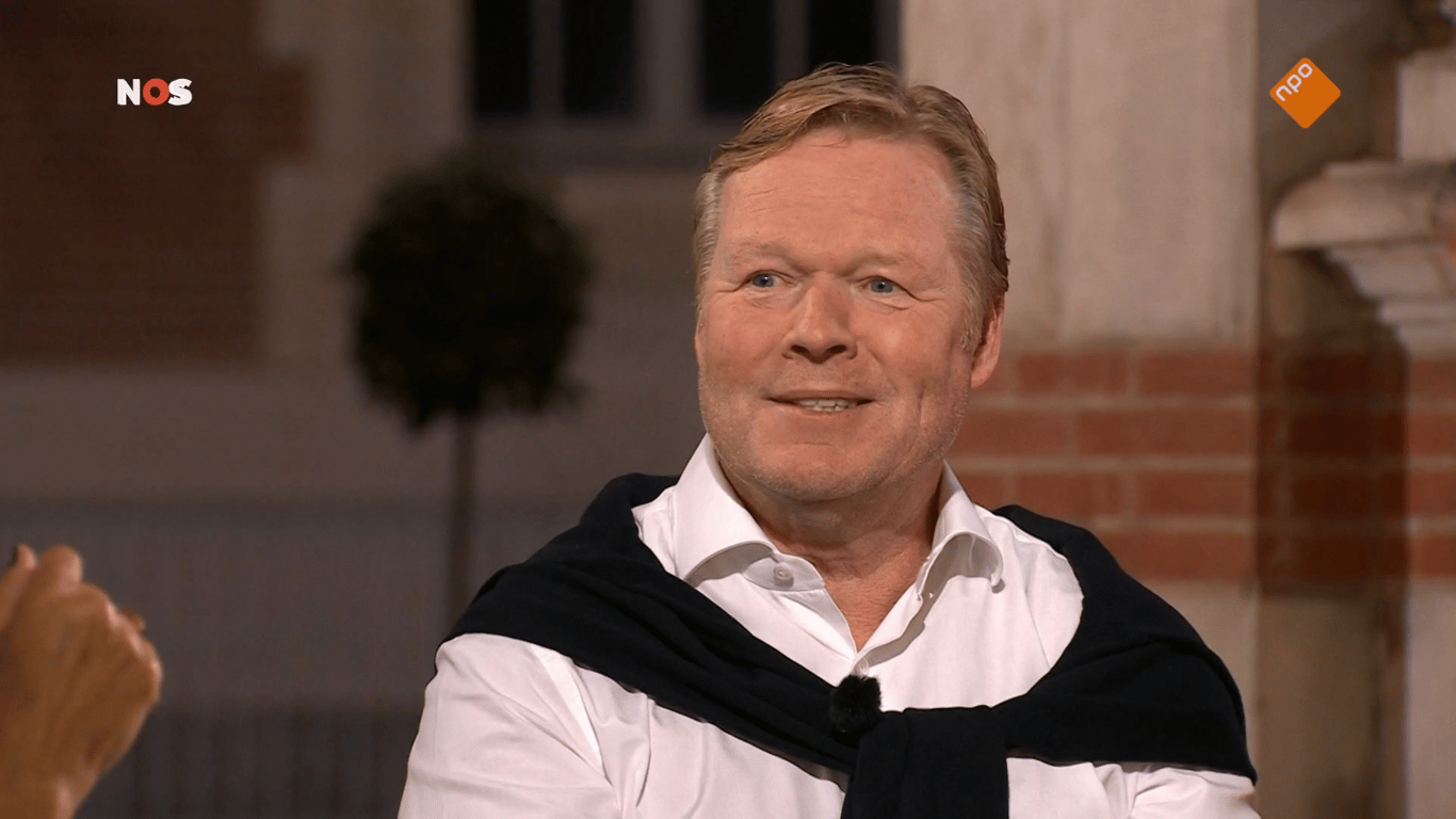 Ronald Koeman aan tafel bij De Avondetappe