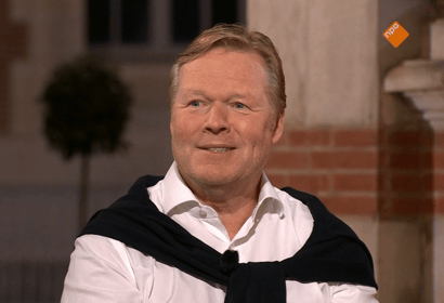 Ronald Koeman aan tafel bij De Avondetappe