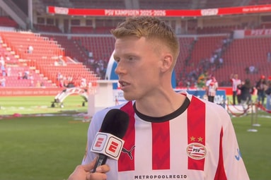 Jerdy Schouten voor de camera van ESPNay