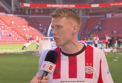 Jerdy Schouten voor de camera van ESPNay