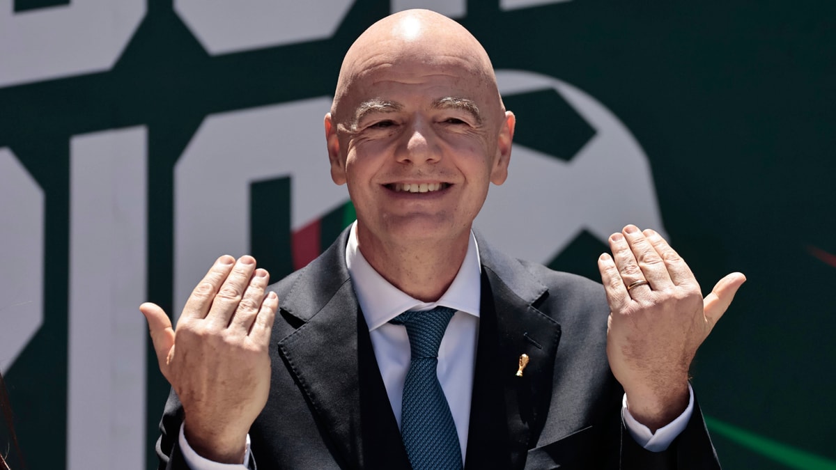 Gianni Infantino, voorzitter van de wereldvoetbalbond FIFA