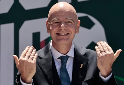 Gianni Infantino, voorzitter van de wereldvoetbalbond FIFA
