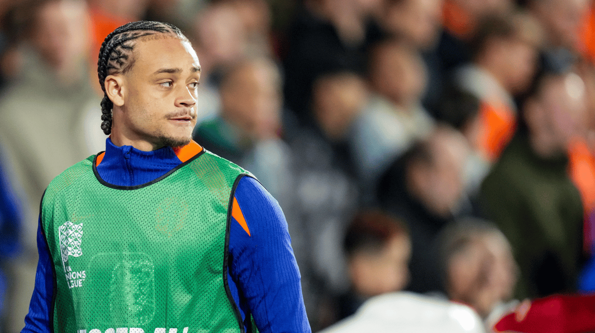 Xavi Simons bij het Nederlands elftal