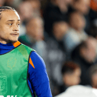 Xavi Simons bij het Nederlands elftal