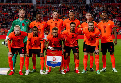 Opstelling Nederland - Servië