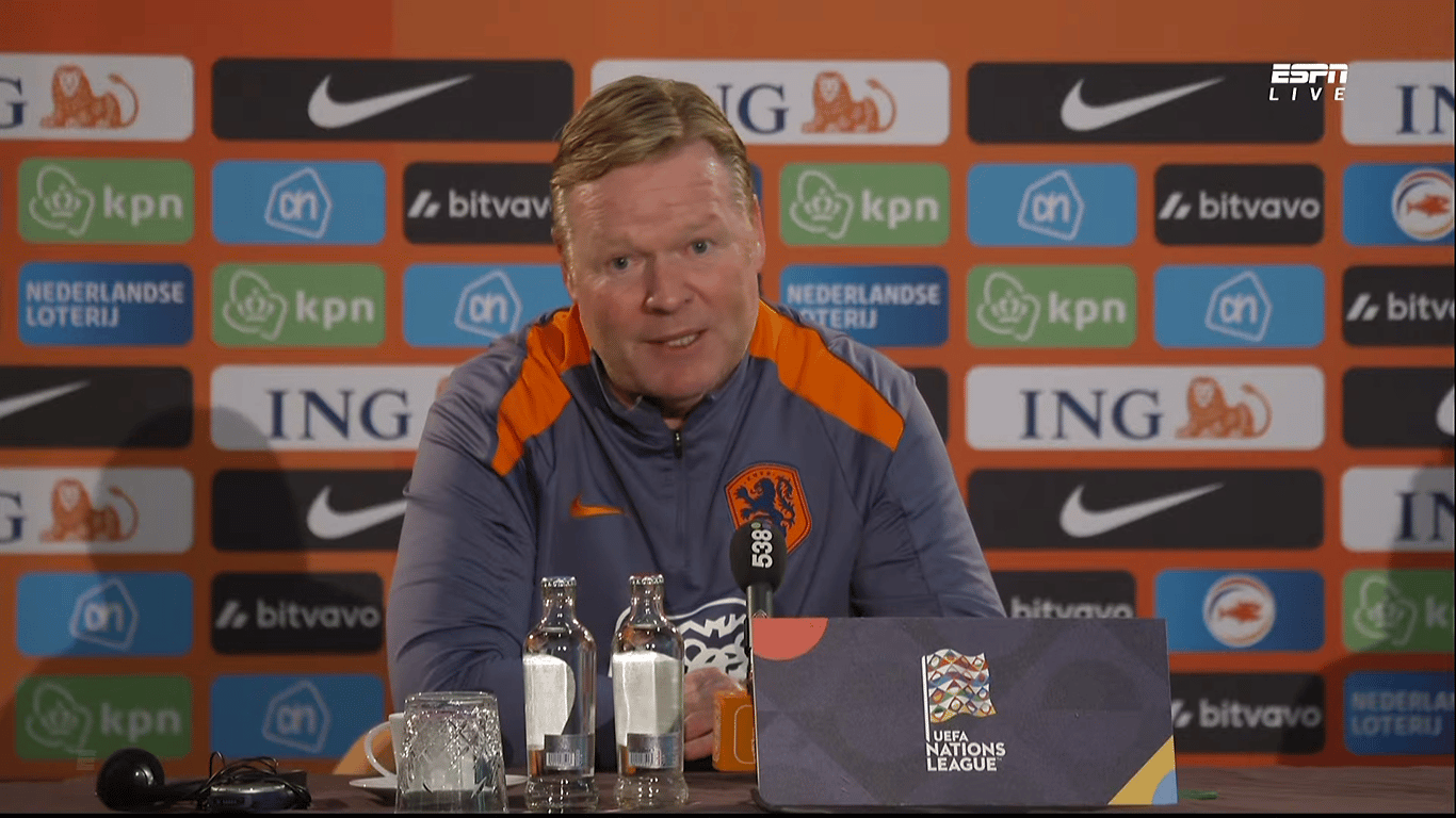 Ronald Koeman, Brian Brobbey, Joshua Zirkzee, Oranje, Nations League, Nederlands elftal