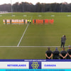 Nederland heeft Canada met 3-2 verslagen op het WK CP-voetbal en is na twee wedstrijden al zeker van een plek in de kwartfinale.